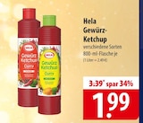 Hela Gewürz-Ketchup bei famila Nordost im Dannenberg Prospekt für 1,99 €