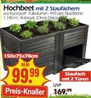 Wreesmann - Hochbeet mit 2 Staufächern Angebot im Prospekt Hochbeet mit 2 Staufächern bei Wreesmann im Prospekt "" für 99,99 €