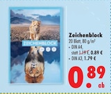 Zeichenblock bei Mäc-Geiz im Prospekt "" für 0,89 €