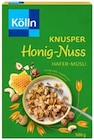 Aktuelles Knusper Honig-Nuss Hafer-Müsli Angebot bei Kaufland in Hannover ab 2,00 €