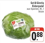 nah und gut Sehmatal-Cranzahl - Eisbergsalat Angebot im Prospekt Eisbergsalat bei nah und gut im Sehmatal-Cranzahl Prospekt für 0,88 €