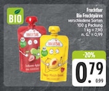 Bio Fruchtpüree Erdbeere-Apfel im Angebot bei EDEKA in Erlangen Bio Fruchtpüree Erdbeere-Apfel Angebote von FruchtBar bei EDEKA Erlangen für 0,79 €