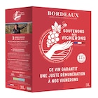 A.O.P. Bordeaux - SOUTENONS NOS VIGNERONS en promo chez Carrefour Martigues à 11,95 €