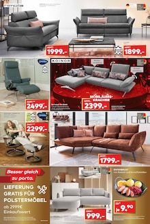 Ecksofa im aktuellen porta Möbel Prospekt (Hamburg) Ecksofa im porta Möbel Prospekt "POLSTER-INDUSTRIE-MESSE" mit 2 Seiten (Hamburg)