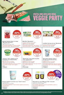 Prospectus Monoprix de la semaine "VEGGIE PARTY" avec 2 pages, valide du 25/09/2024 au 06/10/2024 pour Bastia et alentours