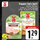 EDEKA - Veganer Schinken Spicker Mortadella Angebot im Prospekt Veganer Schinken Spicker Mortadella bei EDEKA im Prospekt "" für 1,29 €