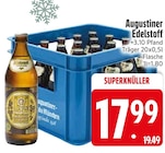 Edelstoff im EDEKA Prospekt Edelstoff von Augustiner im aktuellen EDEKA Prospekt für 17,99 €