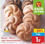 Kaiser-, Mohn- oder Sesambrötchen im Netto Marken-Discount Prospekt Kaiser-, Mohn- oder Sesambrötchen im aktuellen Netto Marken-Discount Prospekt für 1,00 €