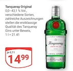 Original im Angebot bei GLOBUS in Jena Original Angebote von Tanqueray bei GLOBUS Jena für 14,99 €