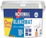 Peinture mur et plafond - Novemail - Hyper U à Périgueux Peinture mur et plafond - Novemail en promo chez Hyper U Périgueux à 17,84 €