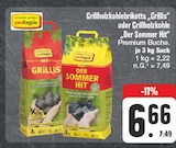 Grillholzkohlebriketts "Grillis" oder Grillholzkohle "Der Sommer Hit" Angebote von proFagus bei EDEKA Freital für 6,66 €