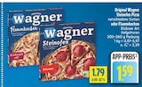 Steinofen Pizza Salami Angebote von Wagner bei diska Plauen für 1,59 €