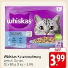 Katzennahrung im Angebot bei EDEKA in Ulm Katzennahrung Angebote von Whiskas bei EDEKA Ulm für 3,99 €