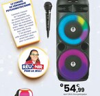 Enceinte bluetooth avec lumière disco 8 en 1 | 8 ans - JouéClub Enceinte bluetooth avec lumière disco 8 en 1 | 8 ans à 54,99 € dans le catalogue JouéClub