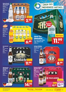 Bier im Netto Marken-Discount Prospekt "Aktuelle Angebote" mit 62 Seiten (Reutlingen)