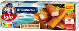13 Backfischstäbchen oder 15 Fischstäbchen von Iglo für 2,79 € bei REWE im Angebot 13 Backfischstäbchen oder 15 Fischstäbchen von Iglo im aktuellen REWE Prospekt