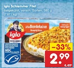 Schlemmer Filet von iglo für 2,99 € bei Netto Marken-Discount im Angebot Schlemmer Filet von iglo im aktuellen Netto Marken-Discount Prospekt