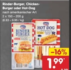 Rinder-Burger, Chicken-Burger oder Hot-Dog im aktuellen Netto Marken-Discount Prospekt