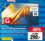 Smart TV mit Sprachassistent von HISENSE für 299,00 € bei Lidl im Angebot Smart TV mit Sprachassistent von HISENSE im aktuellen Lidl Prospekt