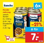 Saftige Brocken mit Huhn Angebote von Sancho bei Netto Marken-Discount Gifhorn für 7,00 €