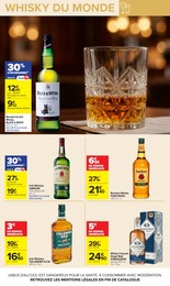 Prix et réduction Irish Whisky dans le prospectus Carrefour en cours Offre Irish Whisky dans le catalogue Carrefour du moment à la page 18