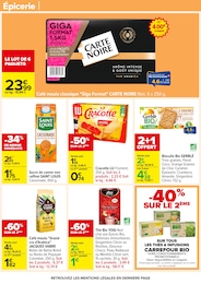 Prix et réduction Infusion dans le prospectus Carrefour en cours Offre Infusion dans le catalogue Carrefour du moment à la page 54