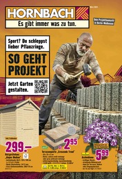 Hornbach Prospekt: Sport? Du schleppst lieber Pflanzringe., 33 Seiten, 13.03.2024 - 09.04.2024