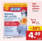Wärmepflaster von SOS für 4,49 € bei Netto Marken-Discount im Angebot Wärmepflaster von SOS im aktuellen Netto Marken-Discount Prospekt