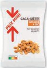 Cacahuètes grillées à sec en promo à 0,48 € chez Hyper U Cacahuètes grillées à sec dans le catalogue Hyper U