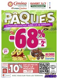 Casino Supermarchés Catalogue "PÂQUES", 40 pages, Servières, 27/03/2023 - 10/04/2023 Casino Supermarchés Catalogue "PÂQUES", 40 pages, Servières, 27/03/2023 - 10/04/2023