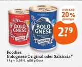 Bolognese Original von Foodies im aktuellen tegut Prospekt für 2,79 €