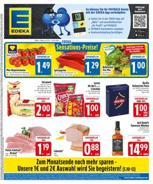 Jack Daniels im EDEKA Prospekt "Ab jetzt ist PAYBACK bei EDEKA zuhause" mit 30 Seiten (Germering)