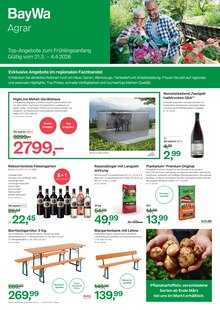 BayWa AG Altheim Prospekt der aktuellen Woche, gültig von 21.03.2026 bis 04.04.2026 Aktueller BayWa AG Altheim Prospekt "Top-Angebote zum Frühlingsanfang" mit 5 Seiten