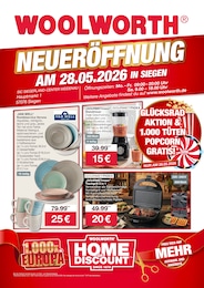 Woolworth Prospekt für Kirchen mit 8 Seiten Woolworth Prospekt für Kirchen: "NEUERÖFFNUNG IN SIEGEN", 8 Seiten, 28.05.2026 - 28.05.2026