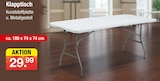 Klapptisch Angebote bei Zimmermann Bremen für 29,99 €