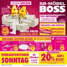Couch im SB Möbel Boss Prospekt "UNSERE PREISE DREHEN TOTAL DURCH!" mit 12 Seiten (Mainz)
