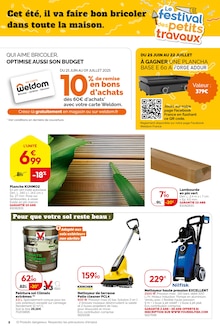 Prospectus Weldom à Salbris, "Le festival des petits travaux", 12 pages de promos valables du 25/06/2025 au 22/07/2025