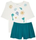 Pyjashort Femme en promo chez Hyper U Le Grand-Quevilly à 9,90 €
