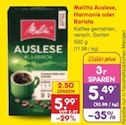 Auslese, Harmonie oder Barista im Angebot bei Netto Marken-Discount in Peine Auslese, Harmonie oder Barista Angebote von Melitta bei Netto Marken-Discount Peine für 5,99 €