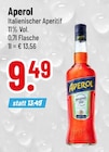 Italienischer Aperitif von Aperol im aktuellen Trinkgut Prospekt für 9,49 €