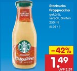 Aktuelles Frappuccino Angebot bei Netto Marken-Discount in Ratingen ab 1,49 €