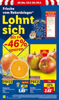 Aktueller Lidl Prospekt "LIDL LOHNT SICH" Seite 2 von 64 Seiten für Köln