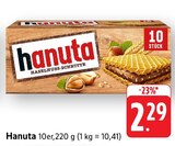 Haselnuss-Schnitte Angebote von Hanuta bei EDEKA Rottenburg für 2,29 €