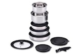 Batterie de cuisine Cooky? - SET INDUCTION INOX 9 PIECES AVEC POIGNEE AMOVIBLE **** - Cooky? dans le catalogue Darty