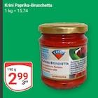 Paprika-Bruschetta im Angebot bei GLOBUS in Krefeld Paprika-Bruschetta Angebote von Krini bei GLOBUS Krefeld für 2,99 €