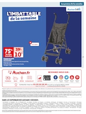 Poussette Canne Angebote im Prospekt "Auchan supermarché" von Auchan Supermarché auf Seite 27