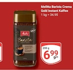 Barista Crema Gold Instant Kaffee Angebote von Melitta bei GLOBUS Gotha für 6,99 €
