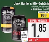 Mix-Getränk im EDEKA Prospekt Mix-Getränk von Jack Daniel's im aktuellen EDEKA Prospekt für 1,85 €