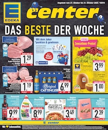 EDEKA Prospekt der Woche "DAS BESTE DER WOCHE" Seite 1, 27.10.2025 bis 31.10.2025 für Ingolstadt Aktueller EDEKA Prospekt "DAS BESTE DER WOCHE" Seite 1 von 20 Seiten für Ingolstadt