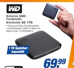 Externe SSD-Festplatte Elements SE 1TB Angebote von WD bei expert Rastatt für 69,99 €